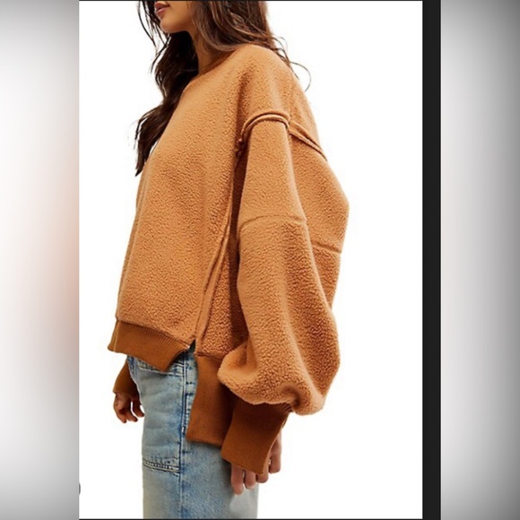 FREE PEOPLE Cozy Camden Sweatshirt XL $98 Retail NWT - Picture 9 of 16